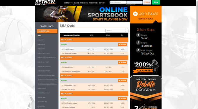 Turn NBA Playoff Drama into Victory with BetNow’s Live Bets!