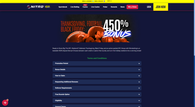 Score Big: Nitrobetting’s 450% Cash Bonus Ends Dec 1!