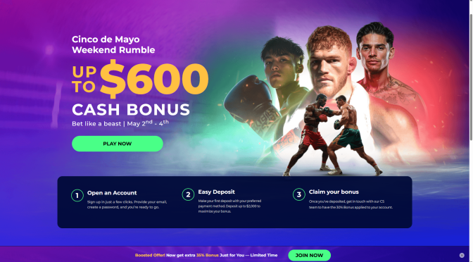 Cash In This Weekend: Up to $600 Cinco de Mayo Bonus