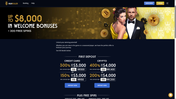 High Roller Casino screenshot
