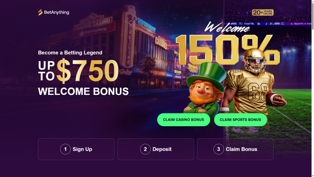 BetAnything WElcome Bonus screenshot