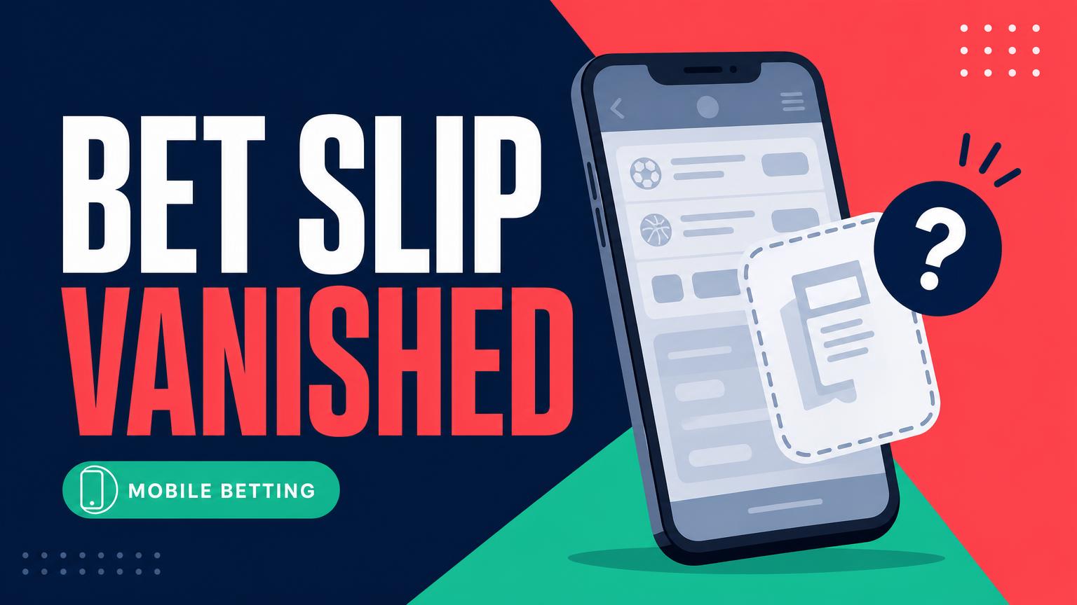 Why a Mobile Bet Slip Disappeared Before Checkout